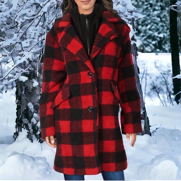 Steve Madden Jackets & Blazers - Steve Madden Faux Fur Midi Teddy Coat, NWT